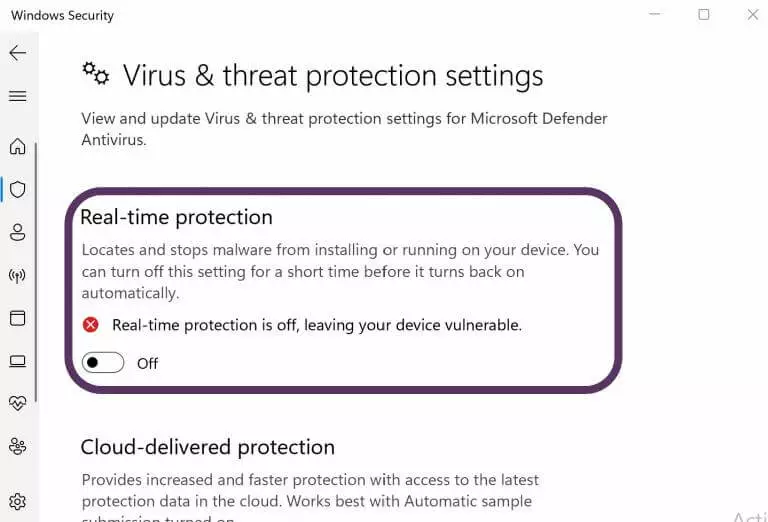 طريقة ايقاف جدار الحماية في ويندوز