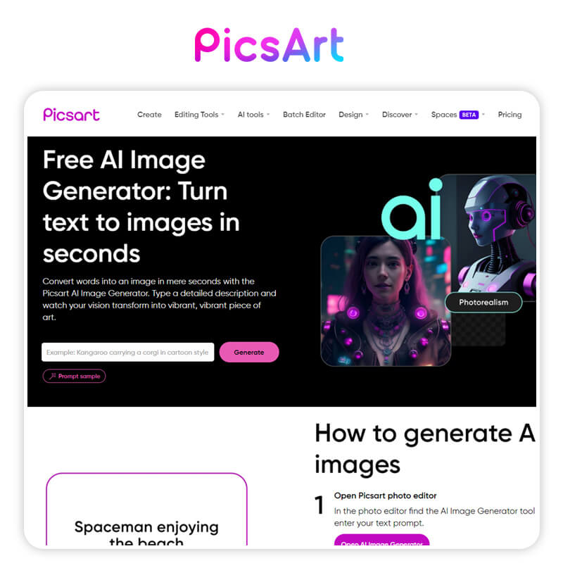 picsart تعديل الصور
