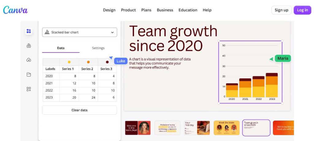 canva ai presentation انشاء عروض تقديمية بالذكاء الاصطناعي